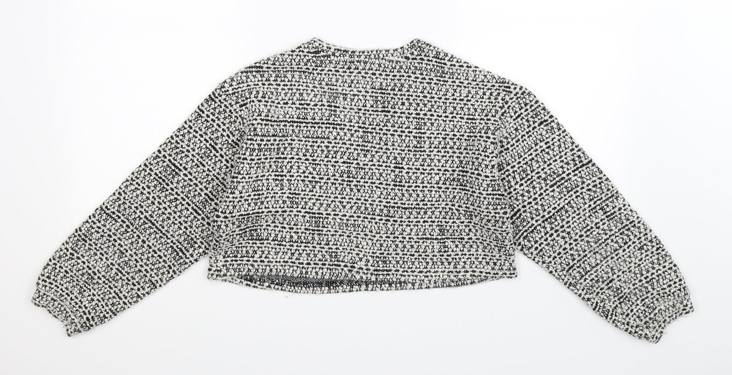 New Look Girls Grey  Knit Pullover Jumper Size 14-15 Years