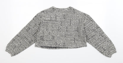 New Look Girls Grey  Knit Pullover Jumper Size 14-15 Years