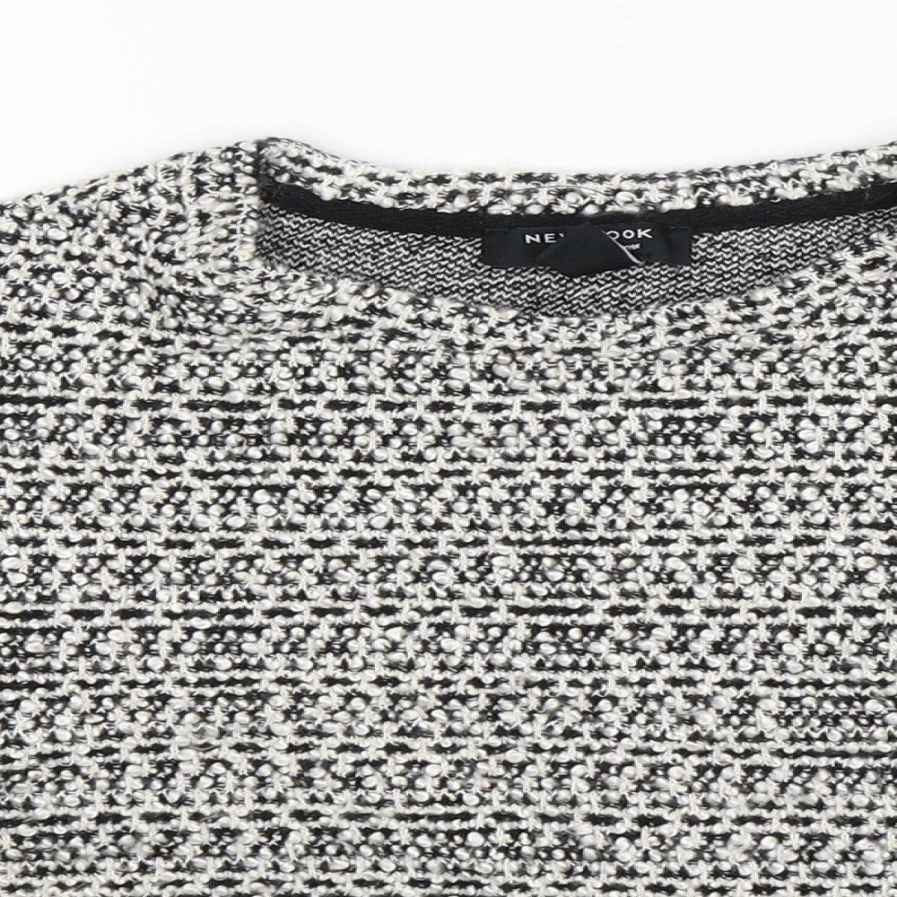 New Look Girls Grey  Knit Pullover Jumper Size 14-15 Years