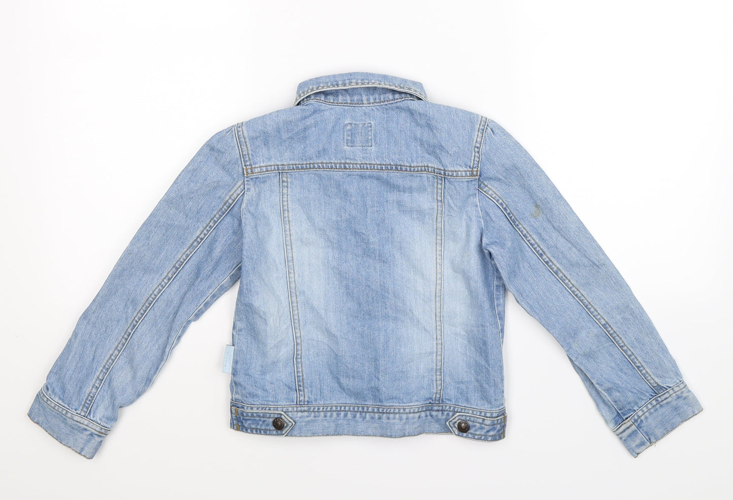 Annie Thornton Girls Blue  Denim Jacket  Size 6 Years