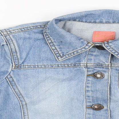 Annie Thornton Girls Blue  Denim Jacket  Size 6 Years