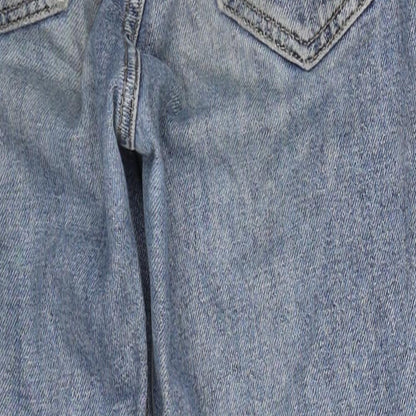 Topshop Womens Blue  Denim Cropped Jeans Size 26 in L22 in