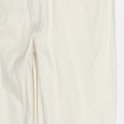 NEXT Womens White  Denim Skinny Jeans Size 8 L30 in