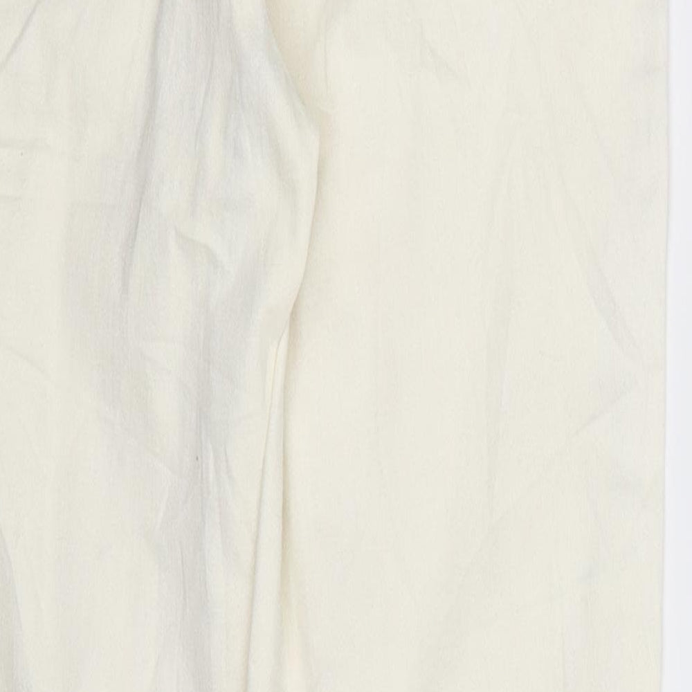 NEXT Womens White  Denim Skinny Jeans Size 8 L30 in