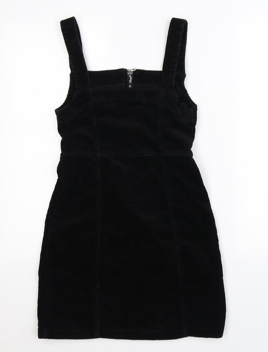 Denim Co Womens Black  Corduroy Mini  Size 6