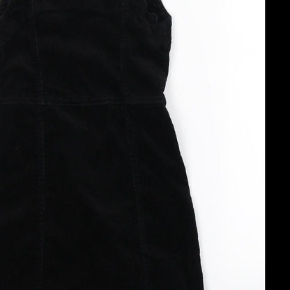 Denim Co Womens Black  Corduroy Mini  Size 6