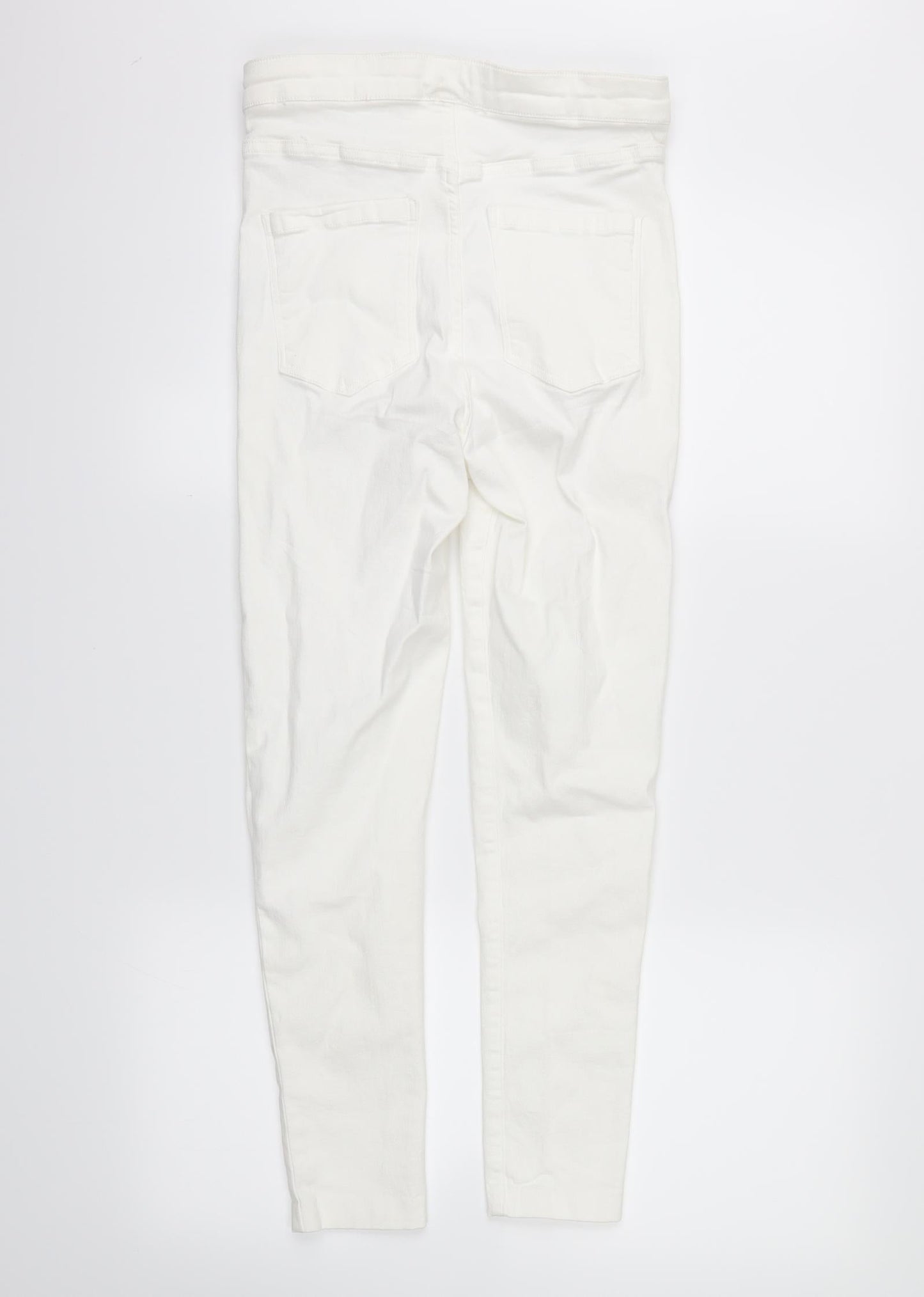 Topshop Womens White   Skinny Jeans Size 32 in L24 in