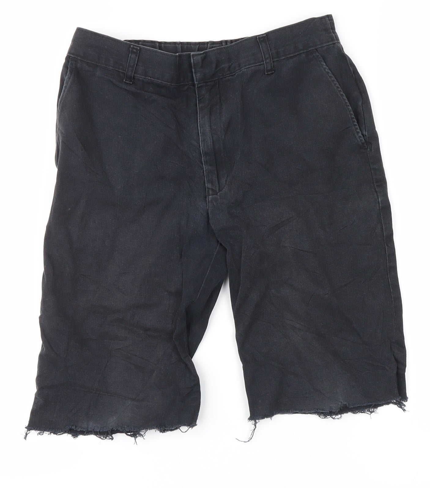 Marks and Spencer Boys Black   Cargo Shorts Size 8-9 Years