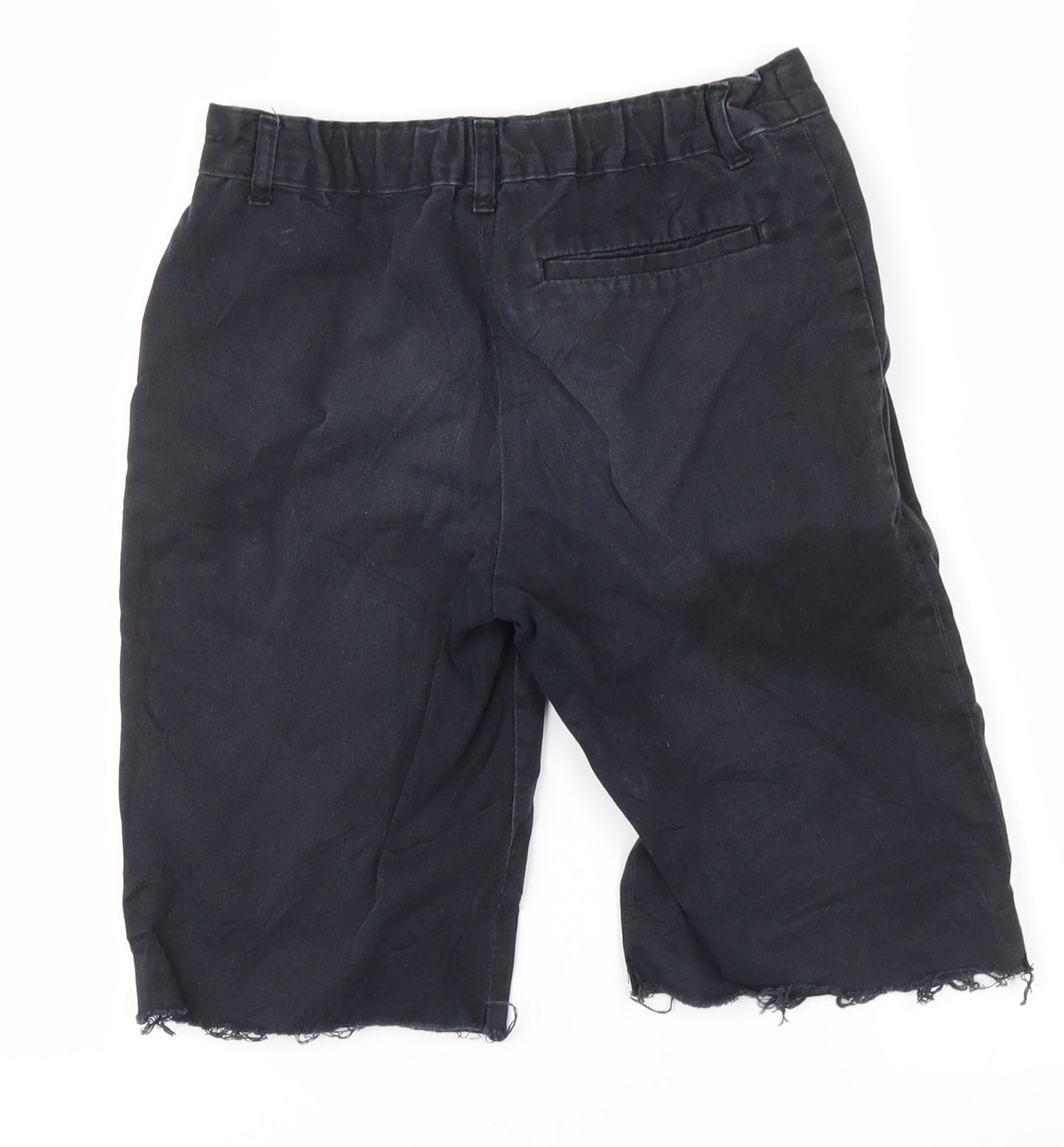 Marks and Spencer Boys Black   Cargo Shorts Size 8-9 Years