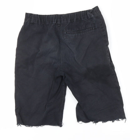 Marks and Spencer Boys Black   Cargo Shorts Size 8-9 Years