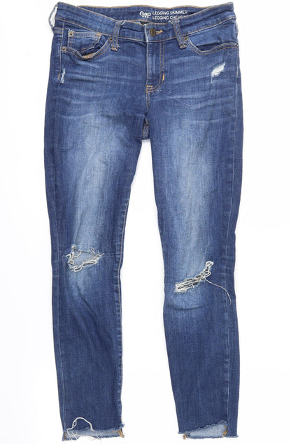 Gap Womens Blue  Denim Skinny Jeans Size 6 L23 in