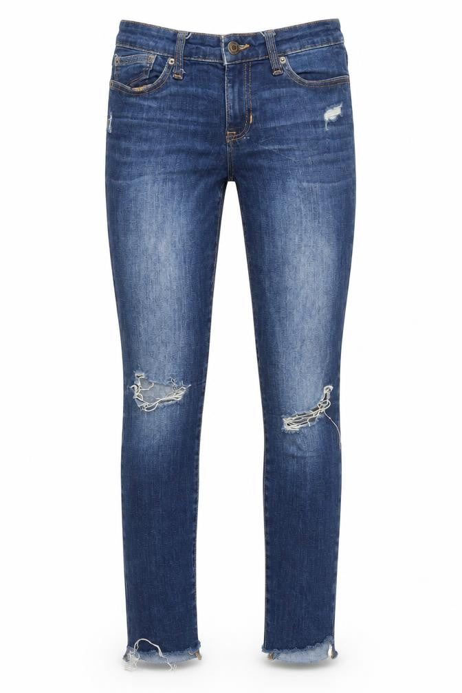 Womens UK Size 6 Gap Regular Fit Skinny Blue Jeans