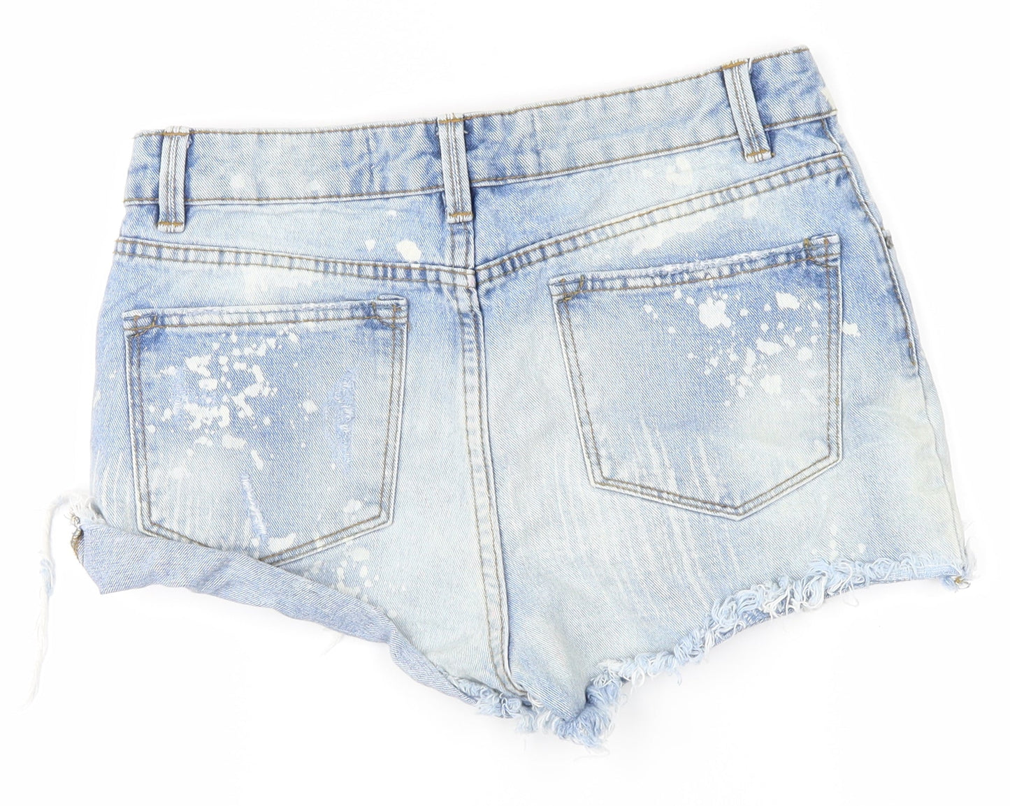 denim co Womens Blue  Denim Hot Pants Shorts Size 8