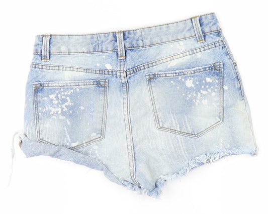 denim co Womens Blue  Denim Hot Pants Shorts Size 8