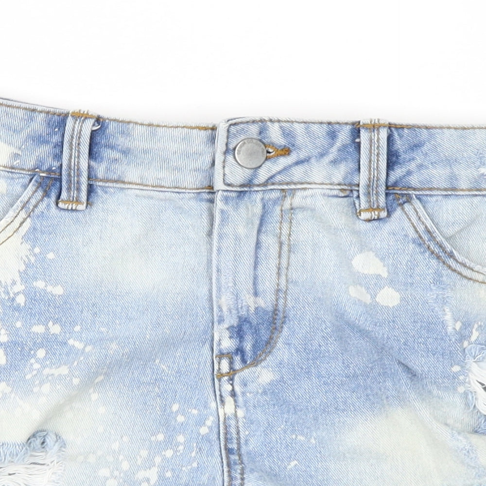 denim co Womens Blue  Denim Hot Pants Shorts Size 8