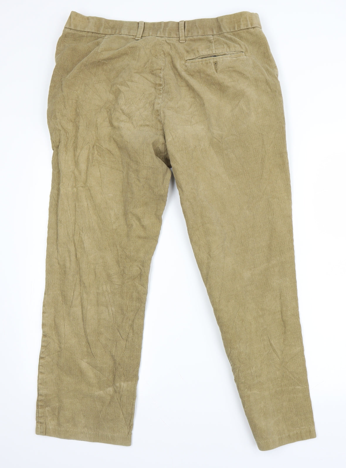 Womens UK Size 36 Marks and Spencer Regular Fit Chino Beige Trousers