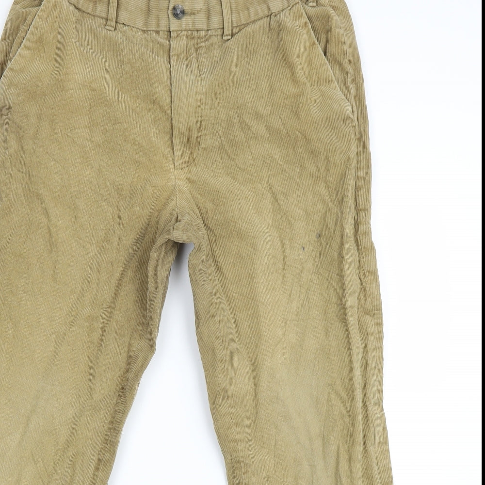 Womens UK Size 36 Marks and Spencer Regular Fit Chino Beige Trousers
