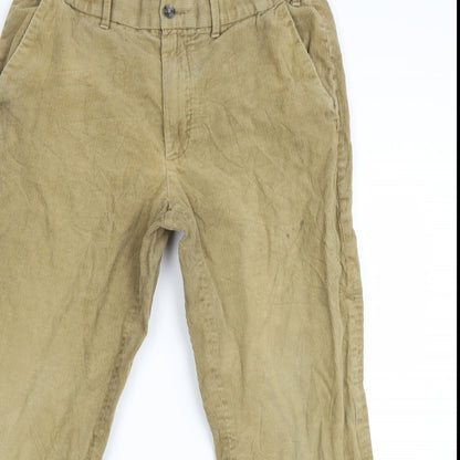 Womens UK Size 36 Marks and Spencer Regular Fit Chino Beige Trousers
