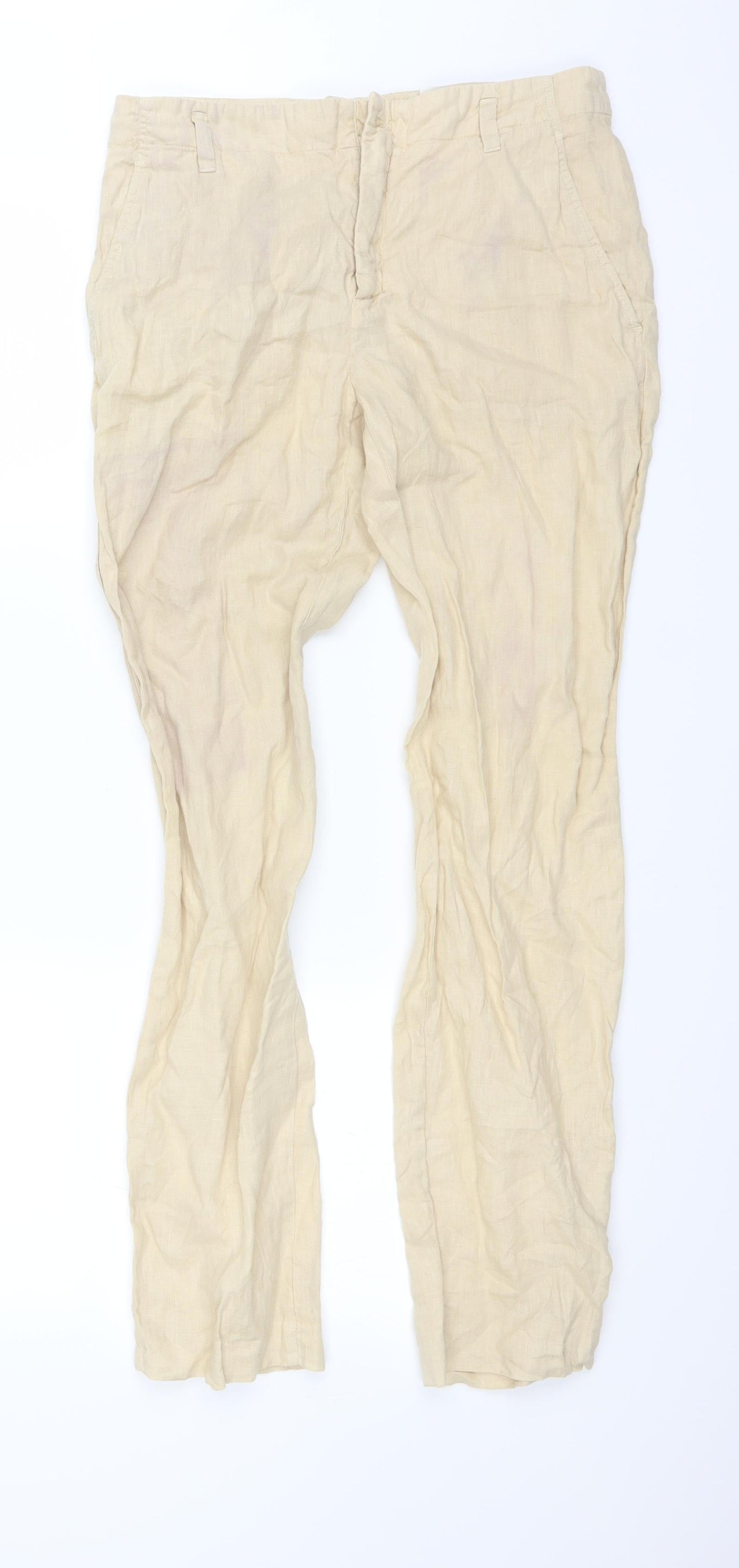 Zara Womens Beige    Trousers Size 6 L27 in