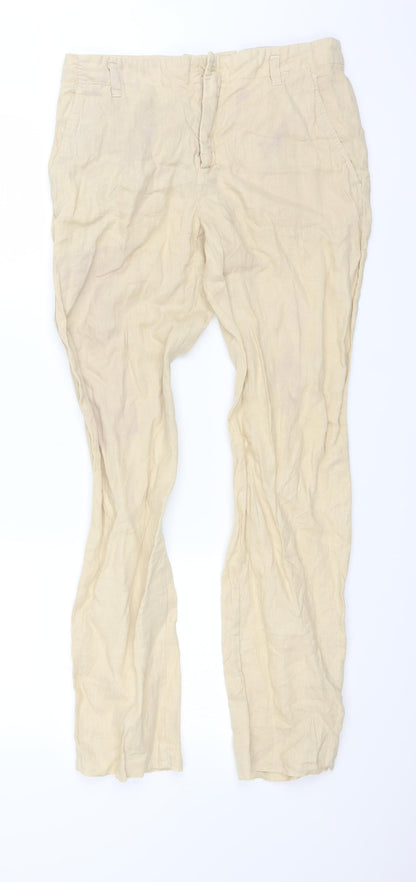 Zara Womens Beige    Trousers Size 6 L27 in