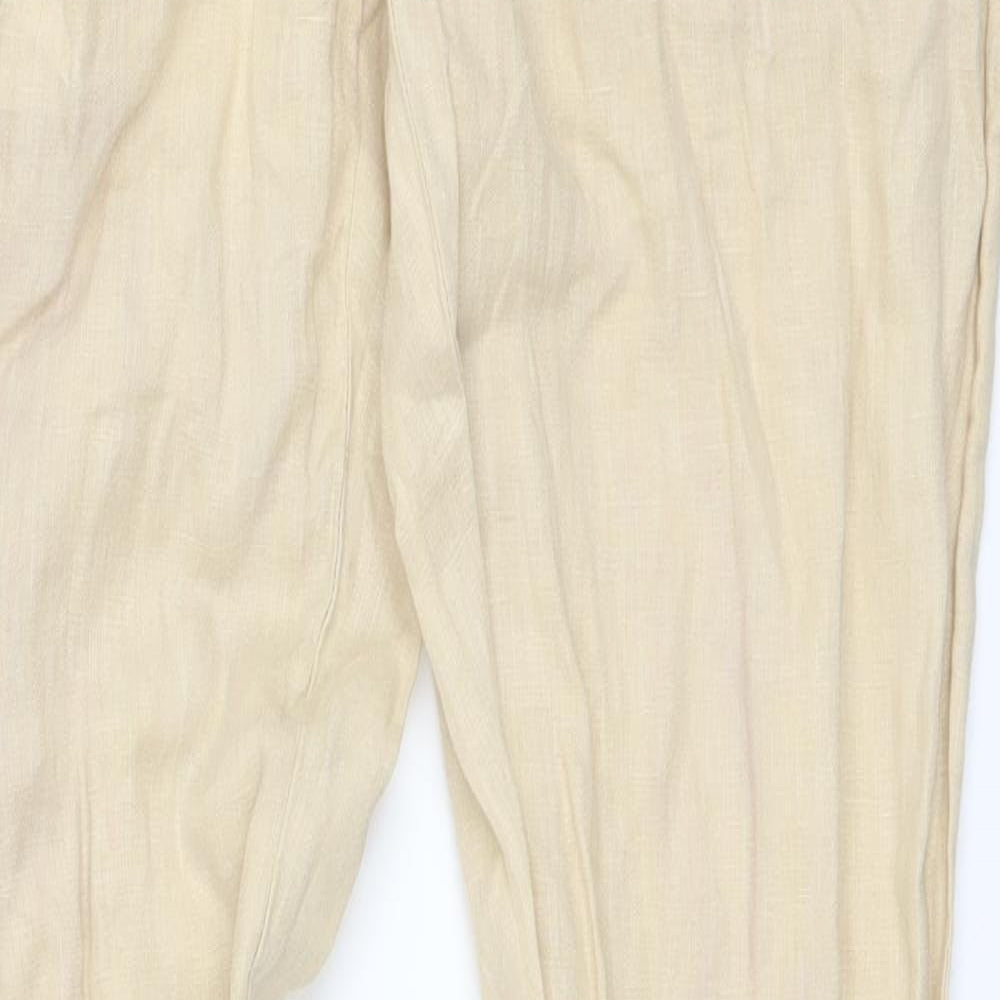 Zara Womens Beige    Trousers Size 6 L27 in