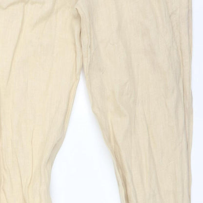 Zara Womens Beige    Trousers Size 6 L27 in