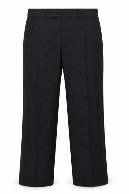 Mens UK Size 34 George Regular Fit  Black Trousers