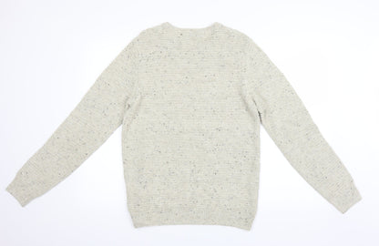 Primark Mens Beige   Pullover Jumper Size M