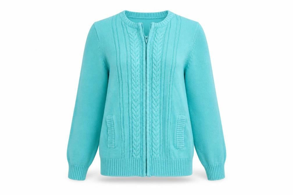Womens UK Size 14 ISLE Blue Overcoat