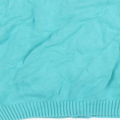 Womens UK Size 14 ISLE Blue Overcoat