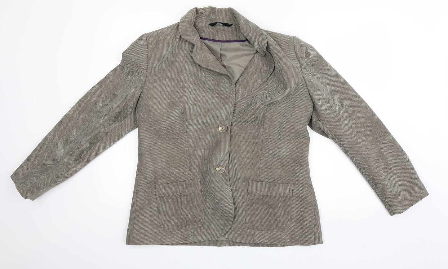 Womens UK Size 18 BM Beige Overcoat