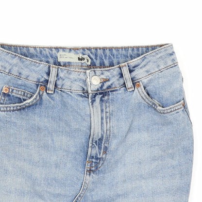 Womens UK Size 6 Topshop A-Line Denim Skirt