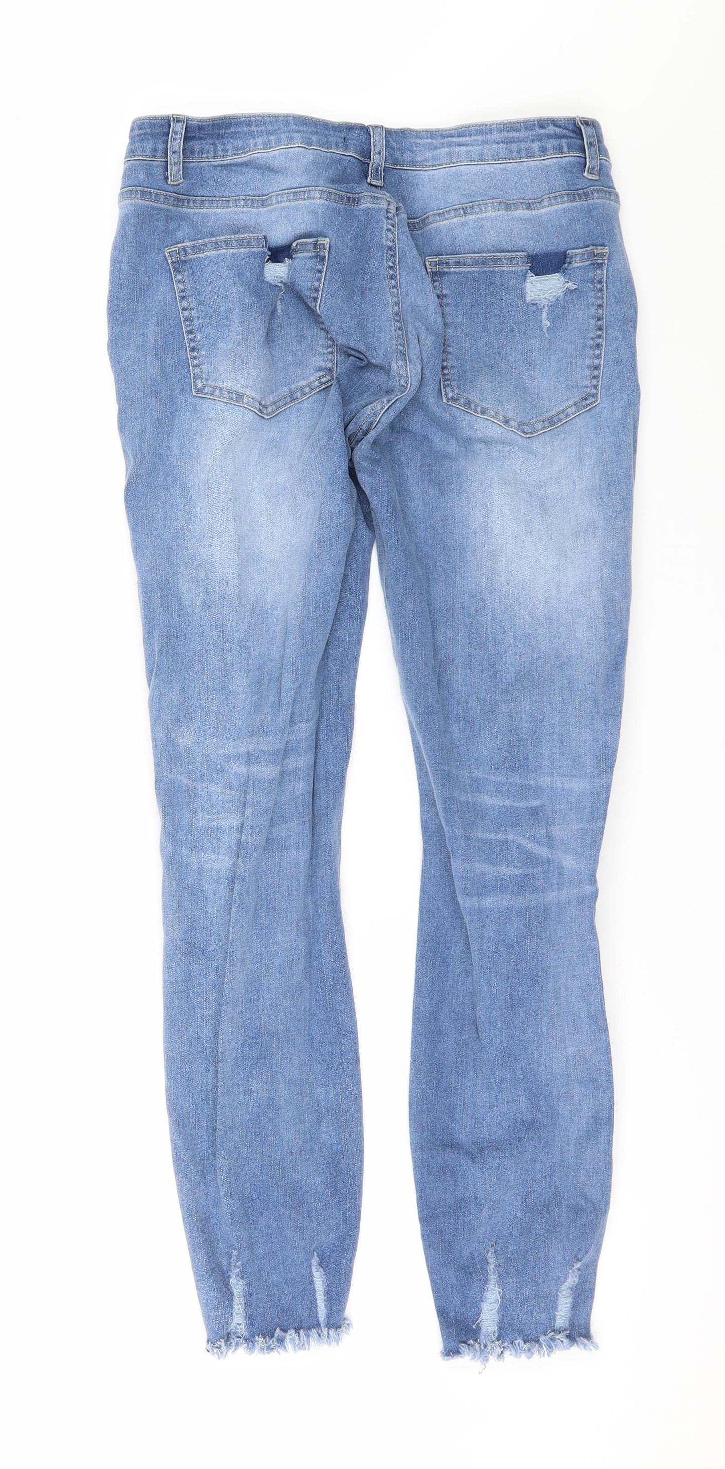 Womens UK Size M Sheilay Regular Fit Skinny Blue Jeans