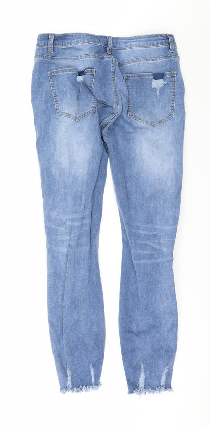 Womens UK Size M Sheilay Regular Fit Skinny Blue Jeans