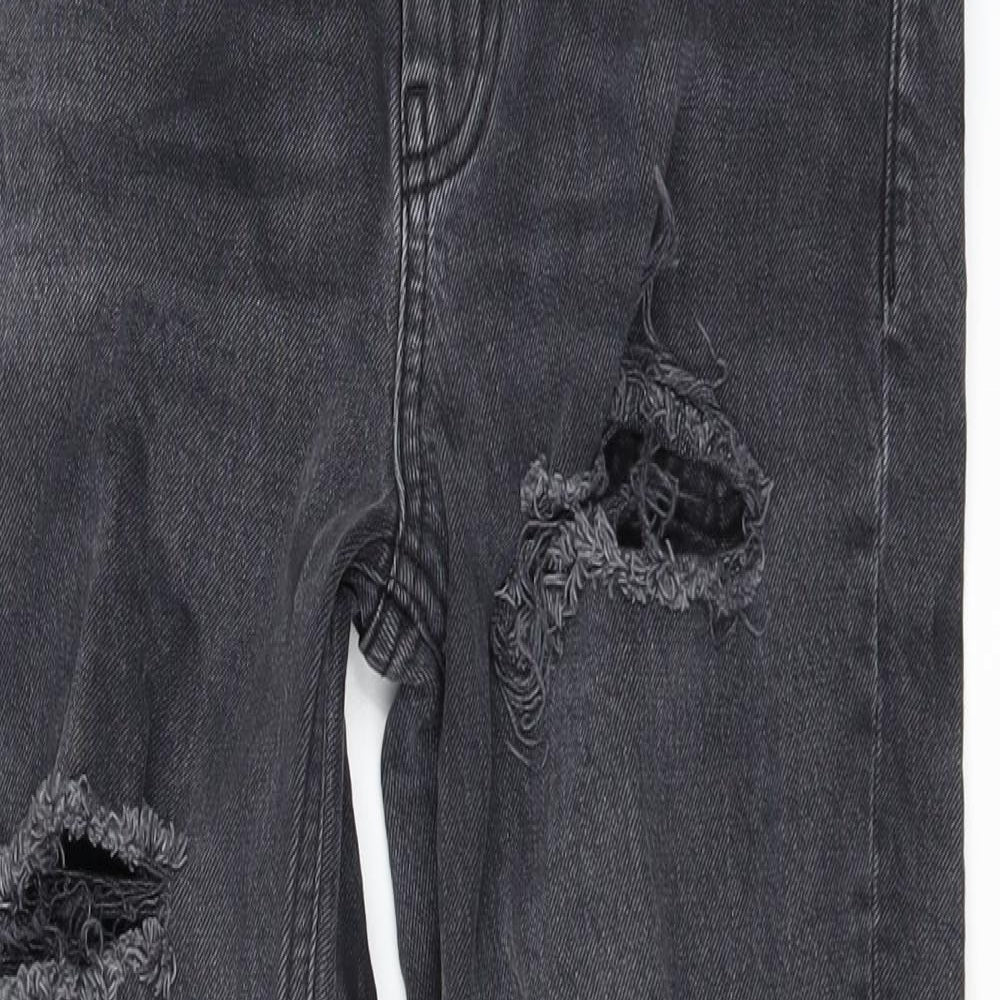 Topshop Womens Black  Denim Skinny Jeans Size 28 L25 in