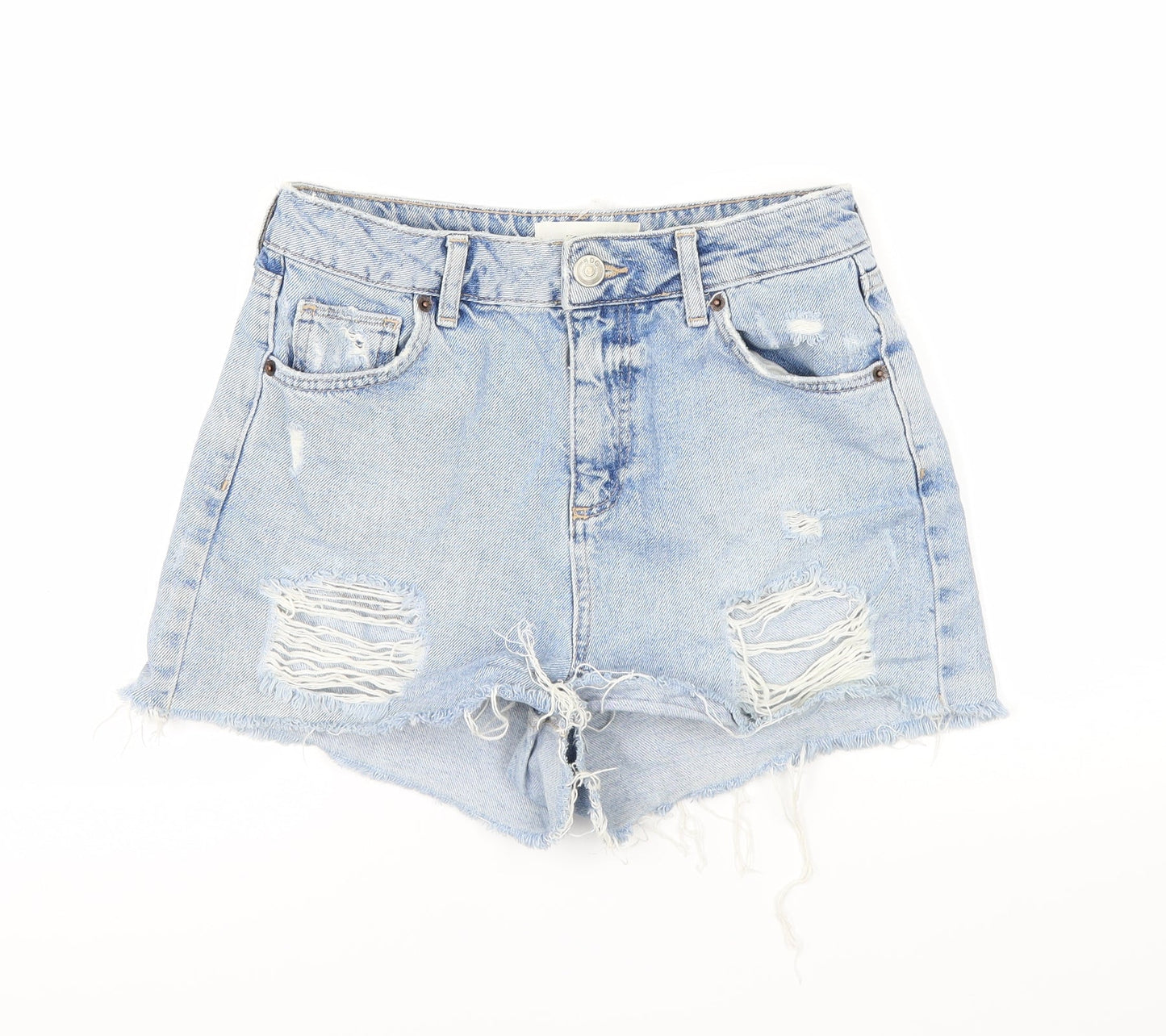 BDG Womens Blue  Denim Cut-Off Shorts Size S