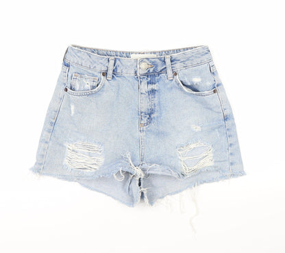 BDG Womens Blue  Denim Cut-Off Shorts Size S