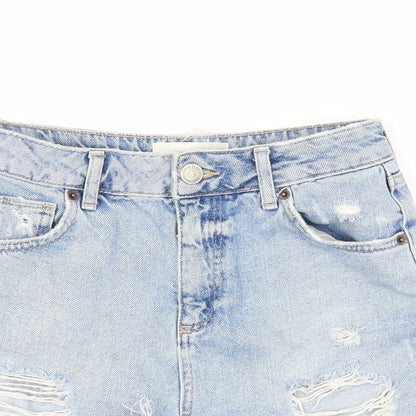 BDG Womens Blue  Denim Cut-Off Shorts Size S