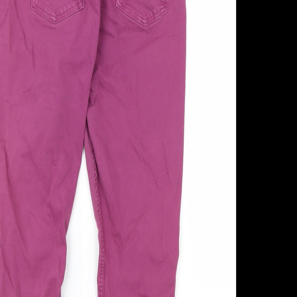 Womens UK Size 10 Marks and Spencer Regular Fit Skinny Purple Jeans