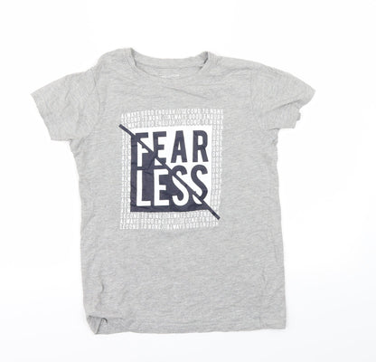 Primark Girls Grey   Basic T-Shirt Size 9-10 Years