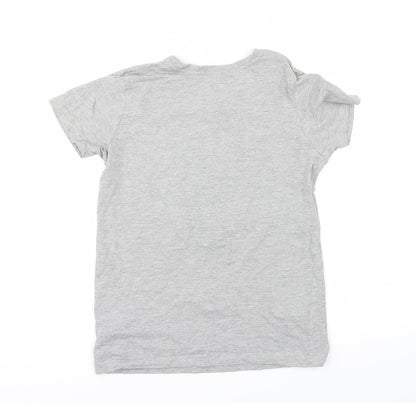 Primark Girls Grey   Basic T-Shirt Size 9-10 Years