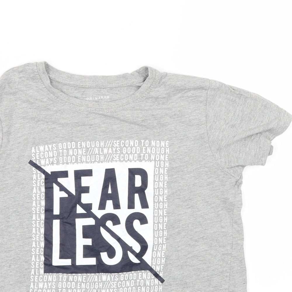 Primark Girls Grey   Basic T-Shirt Size 9-10 Years
