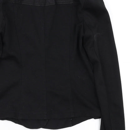 HF Womens Black   Jacket Coat Size S