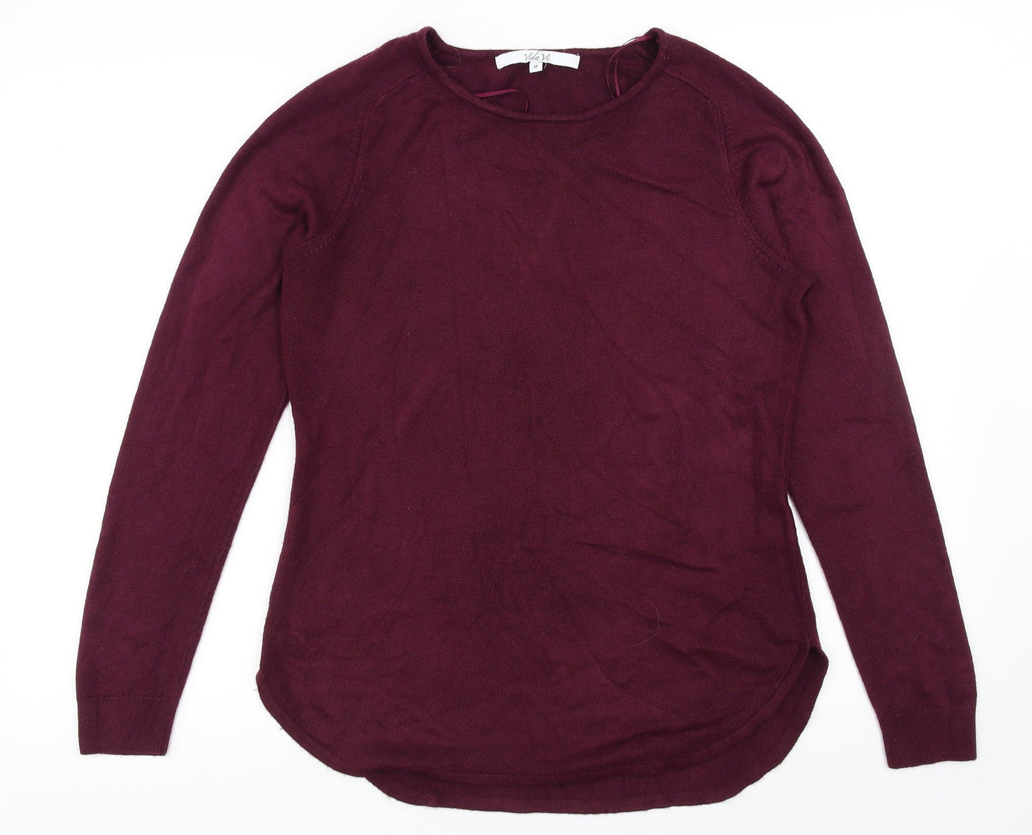 Vida Vi Womens Purple   Pullover Jumper Size M