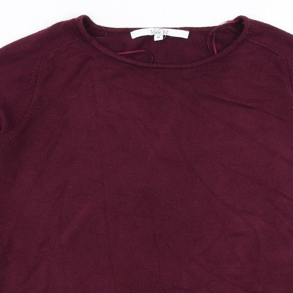 Vida Vi Womens Purple   Pullover Jumper Size M