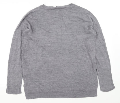Primark Womens Grey   Pullover Jumper Size M