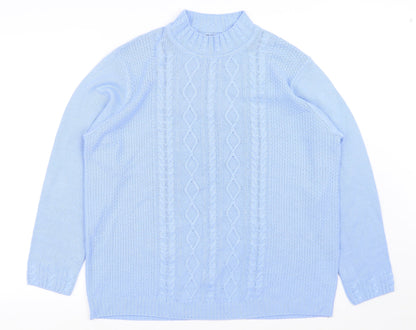 isle  Womens Blue   Pullover Jumper Size XL