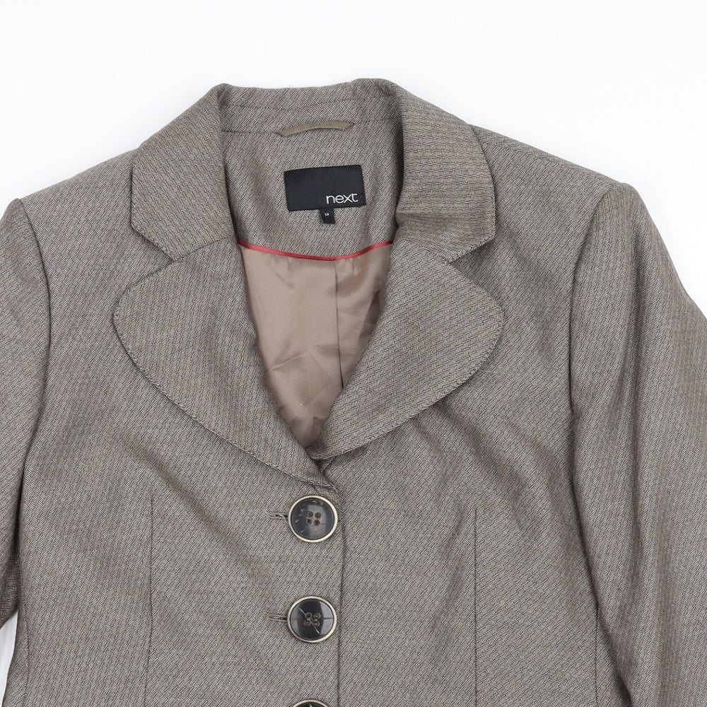 Womens UK Size 14 NEXT Brown Jacket