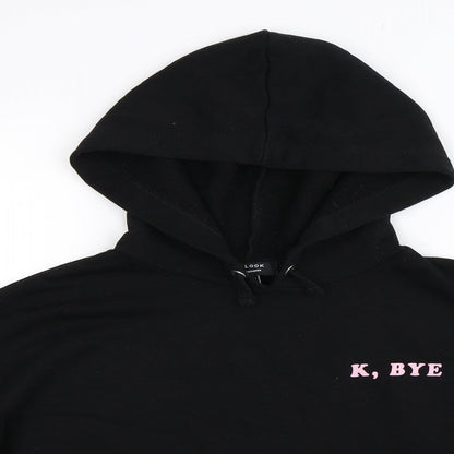 Newlook Girls Black   Pullover Hoodie Size 12-13 Years  - K, Bye