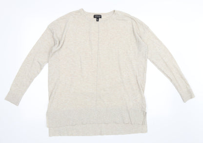 Topshop Womens Beige   Pullover Jumper Size 10